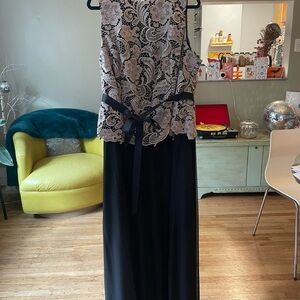 Alex Evenings Black Skirt floor length dress